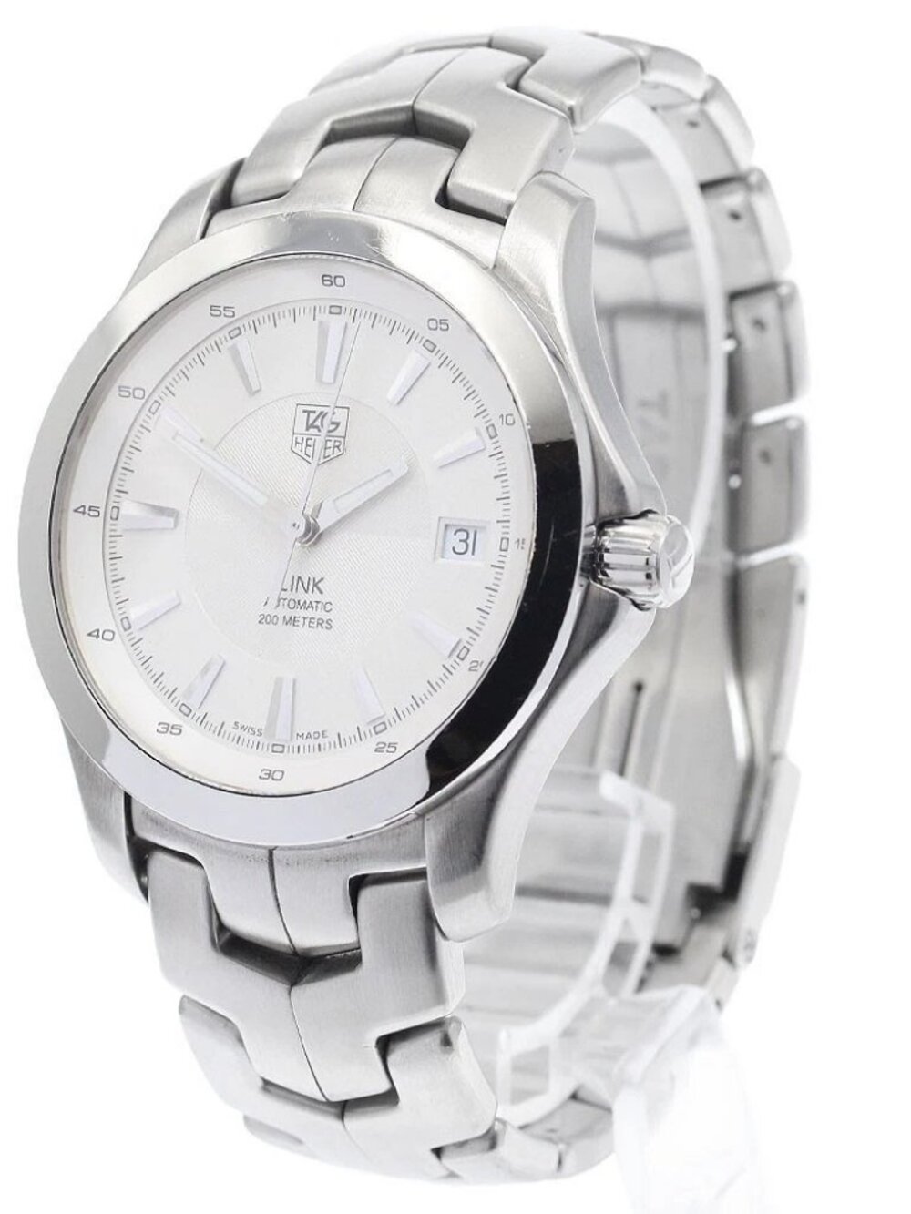 TAG HEUER Link WJF2111 Date Silver Dial Automatic Men's Watch_920402